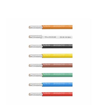 UL1180 سلك PTFE 200C مقاوم لدرجات الحرارة العالية 12-32 AWG