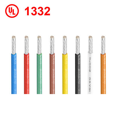 سلك معزول FEP UL1332 بموصل نحاسي مطلي بالقصدير، مرن، ودرجة حرارة مقدرة 200 درجة مئوية للأجهزة المنزلية