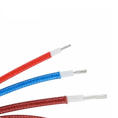 UL3074 12AWG 200C 600V High Temperature Silicone Fiberglass Braided Wire for Oven and Deep Fryer