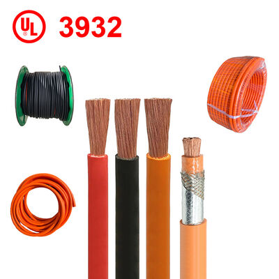 كابل UL3932 XLPE بجهد تصنيف 2000 فولت ودرجة حرارة 125 درجة مئوية وموصل نحاسي مطلي بالقصدير، سلك عالي الجهد لتطبيقات السيارات الكهربائية والتطبيقات الصناعية